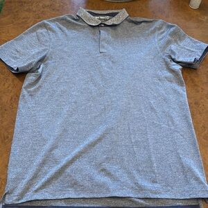 Outdoor Voices Blue Melange Polo
